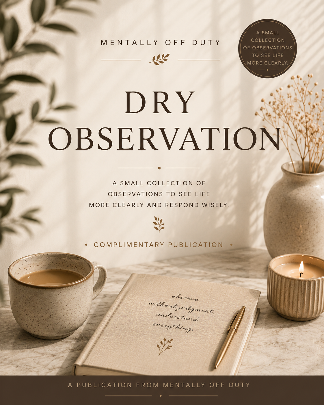 Dry Observation | Complimentary Edition